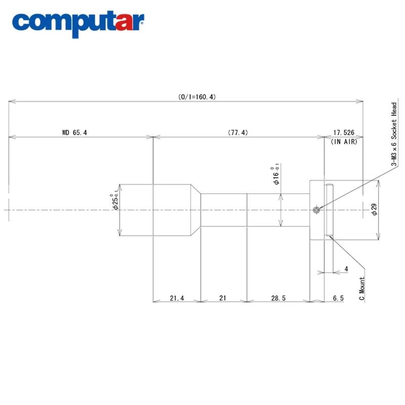 Computar TEC-M2065MP 2.0X 2/3