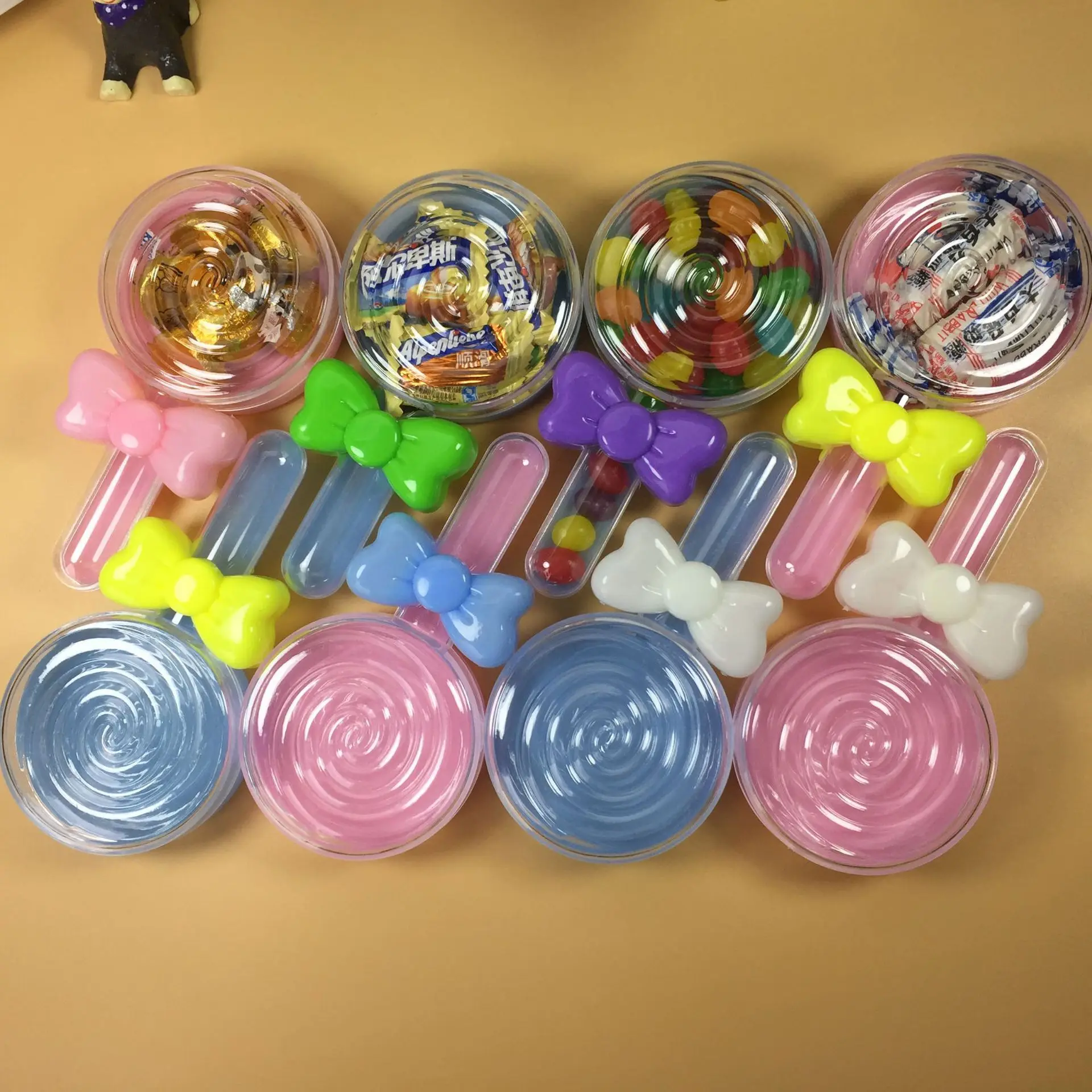 12PCS Baby Candy Birthday Decorations Lollipop Candy Boxes for Baby Shower Wedding Party Favors Gift Boxes