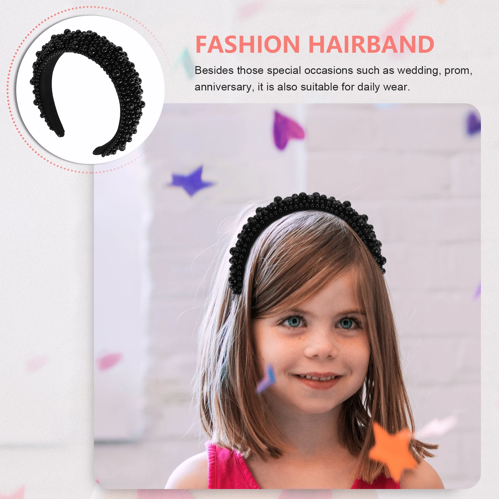 

Pearl Headband Fashion Headdress Wedding Hair Accessories for Girl Girls Elegant Delicate Hairband Woman Hoops