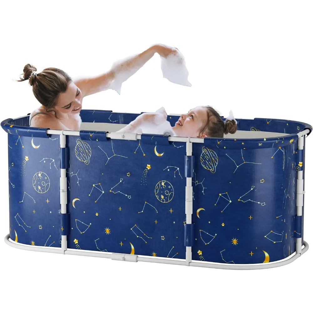 

Портативная ванна, 45-дюймовая складная ванна для взрослых, отдельная семейная ванная комната, спа-терапевтическая ванна для душевой кабины, замачиваемая горячая SP