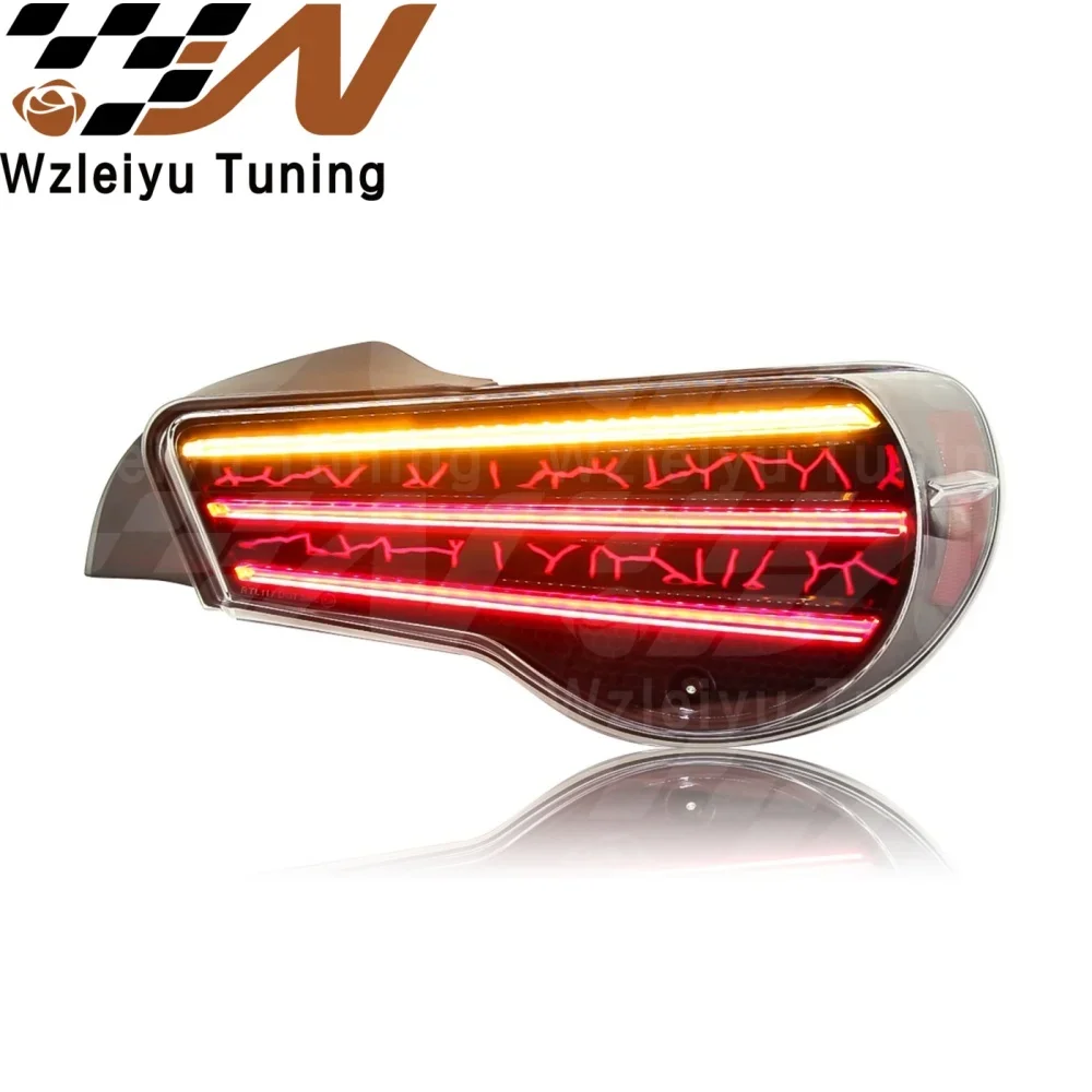Wzleiyu LED RGB Conjunto de lâmpadas traseiras Subaru BRZ para FT86 GT86 TRD 2012-2020 Luzes traseiras automáticas