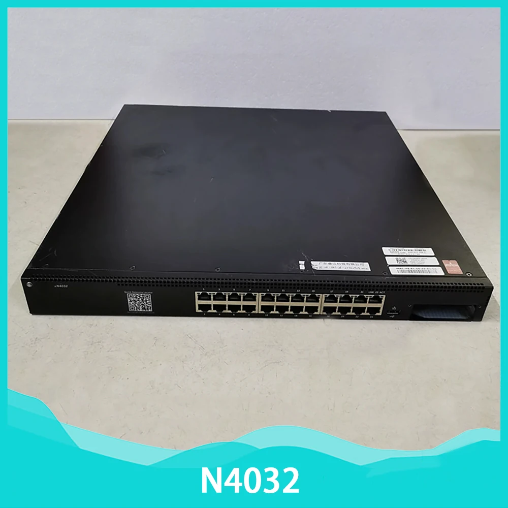 

N4032 Сетевой коммутатор Core Enterprise Level для DELL, 24-портовый электрический порт 10G, расширяемый 40G N4032