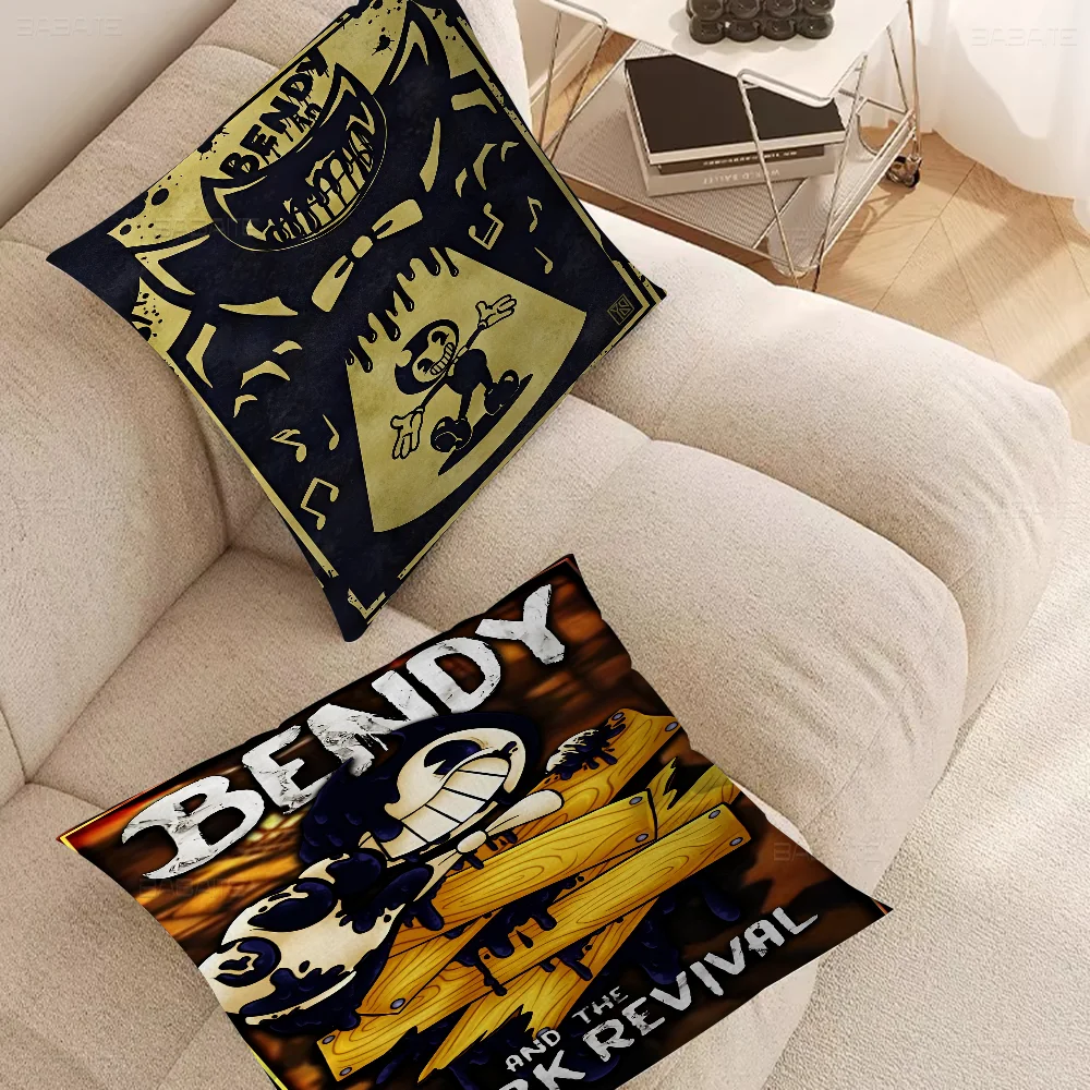 B-Bendy A-And The L-Ink M-Machine Stitch Lucky Dragon pillow cover sofa cushion cover home room decoration children gift