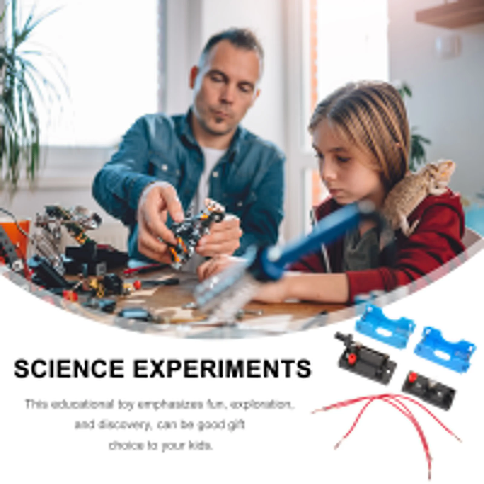 

Circuit Experiment Kit Electrical Light Bulb Kids Science Toy Math Toys Projects Kits Tiny Circuits Educational