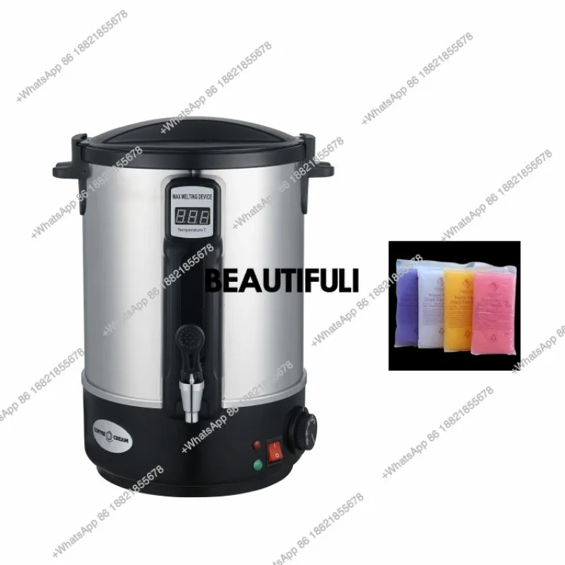 Electric Easy Operation Wax Melter Machine Stainless Steel Wax Melting Barrel For Candle Making