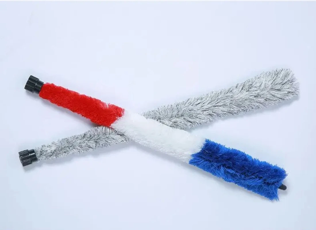 Non-shedding high, medium, and baritone saxophone water brush cleaning rod for internal walls, brush, cotton swab,