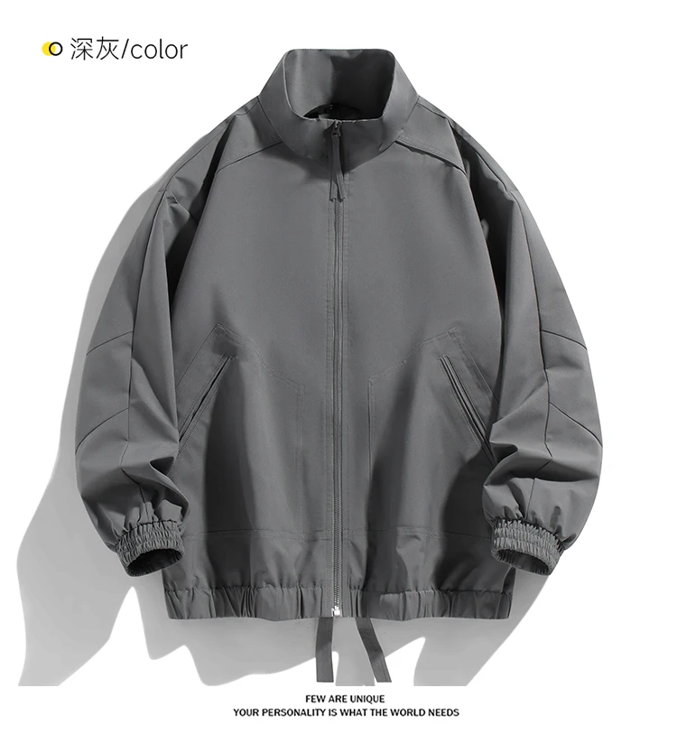 

Fashion Loose Top Jacket Autumn New Item High-quality Men's Stand Collar Jacket Outdoor American Fashion Brand Assault Jacket