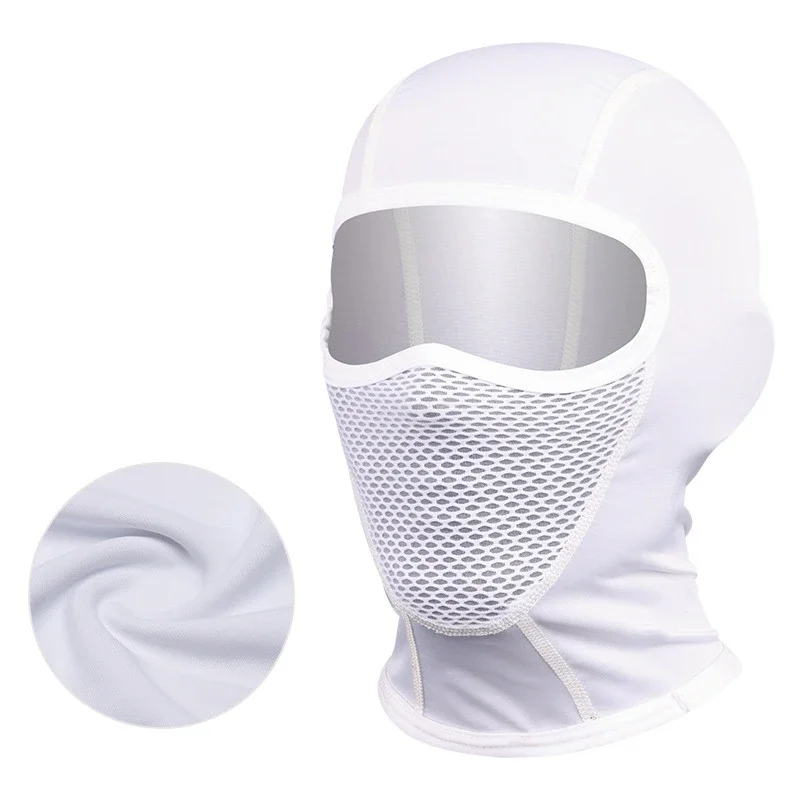 1PC Cycling Face Mask Summer Outdoor Motorcycle Quick Drying Breathable Anti-UV Sunscreen Ice Silk Mask Cycling Equipment