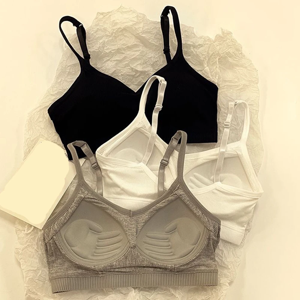

1pc Pubertas Students Breast Wrap Wireless Comfortable Bras Adjustable Straps Girls Tube Tops Tank Tops