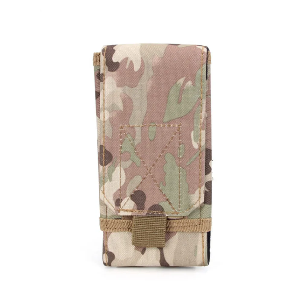 Outdoor Camouflage Bag Tactical Army Phone Holder Sport Waist Belt Case Waterproof Nylon EDC Sport Hunting Camo Bags In Backpack