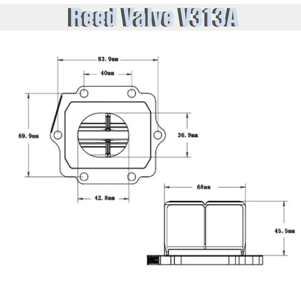 Motorcycle Accessories V-Force 3 Reed Valve V313A Kit For KAWASAKI KRZ150 KX250 KMX125 KMX500 KDX200 220 Kawasaki KRR ZX150