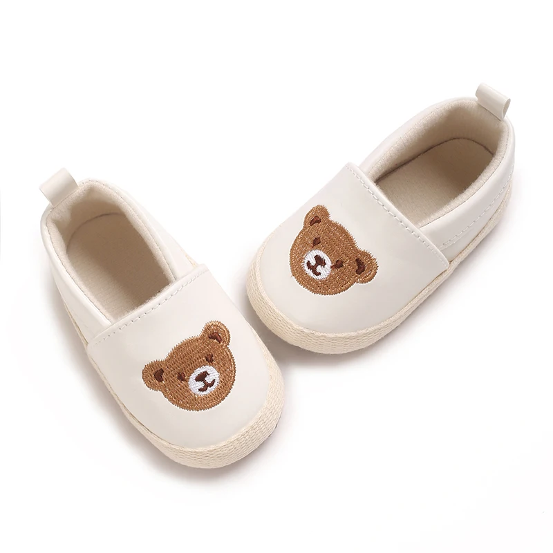 Frühling und Herbst Niedliche Bärenmuster Sportschuhe 0-12 Monate Baby Weiche Sohle Rutschfeste Sneaker – Detail 28