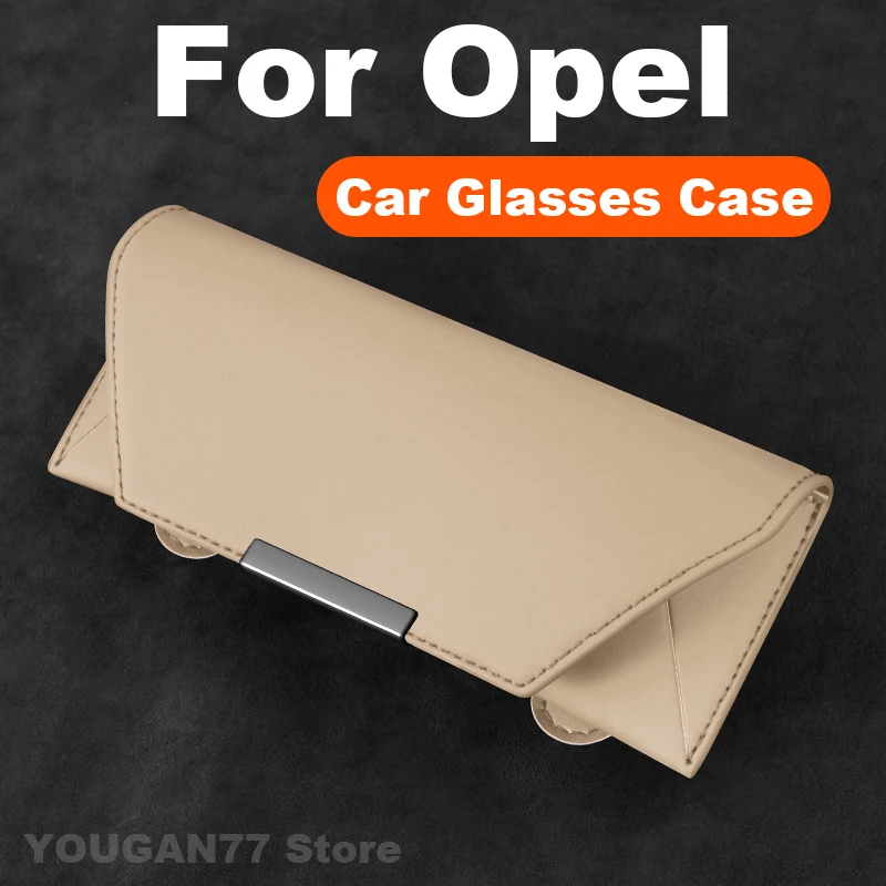 

Universal Car Glasses Case For Opel Mokka-e Astra-e Combo-e Life Corsa-e Crossland Frontera 2025 Car Glasses Frame Opel Interior