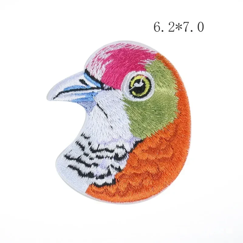 Cartoon Animal Cloth Sticker High-end Burnt Edge Print  Shark Paw Alpaca DIY Clothing Accessories Spot Adhesive Embroidery