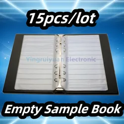 15pcs/lot Resistor Capacitor Inductor IC SMD SMT Components Sample Book Empty page For 0402/0603/0805/1206 Electronic Component