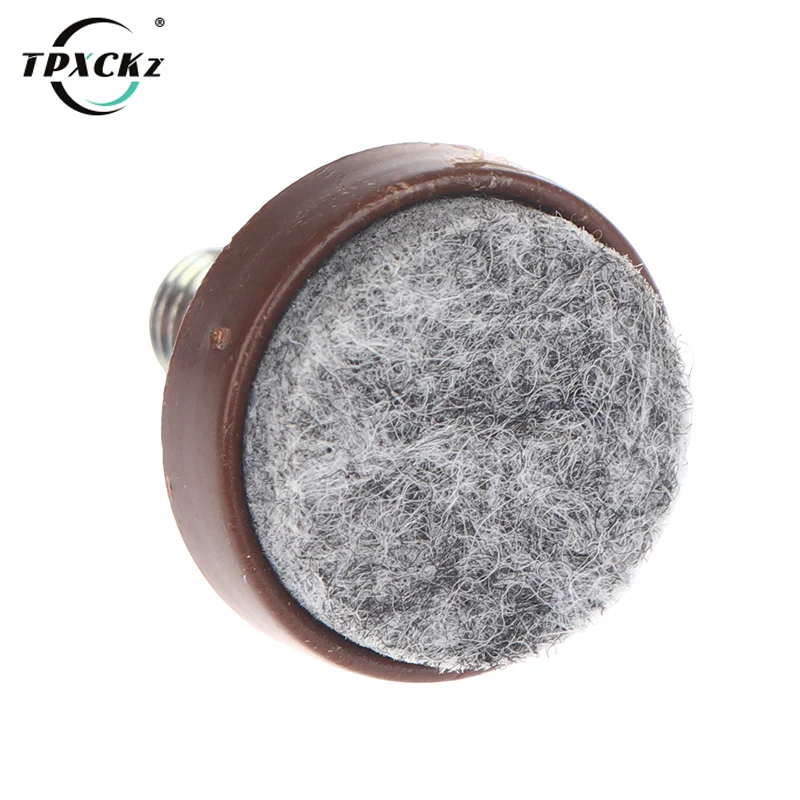 [SL]4/8Pcs Felt Adjustable Round Furniture Leg Screws Anti Slip M6 M8 Table Chair Cabinet Balance Feet Pads