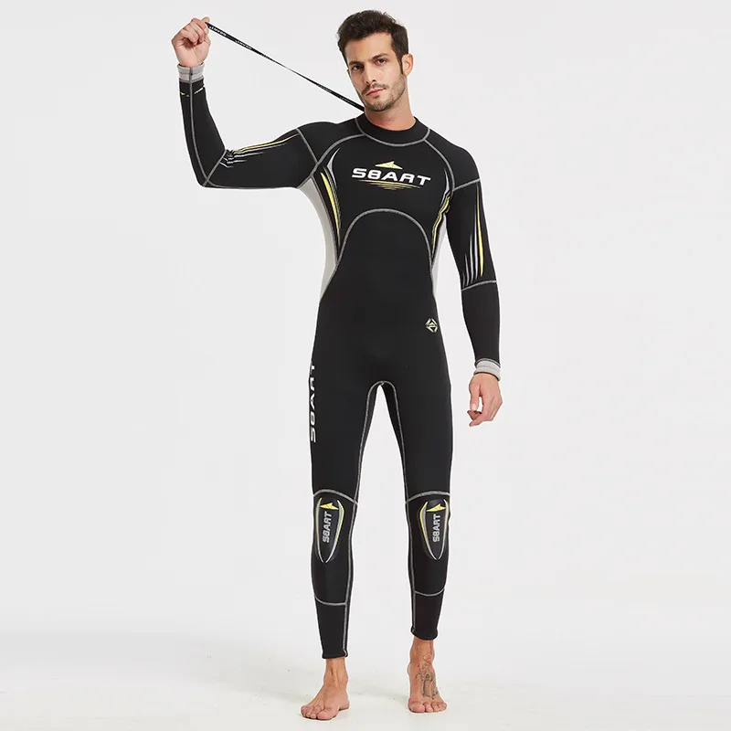 Thickened 3MM Wetsuits for Men and Women Full Body Diving Surfing Winter Swimwear with Great Warmth