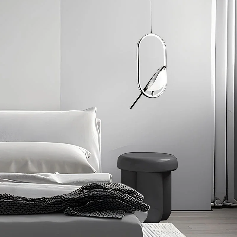 Lampes suspendues d'oiseau de LED pour la chambre à coucher salon éclairage intérieur pour la maison lustre confronLights pour couloir allée AC85-265V