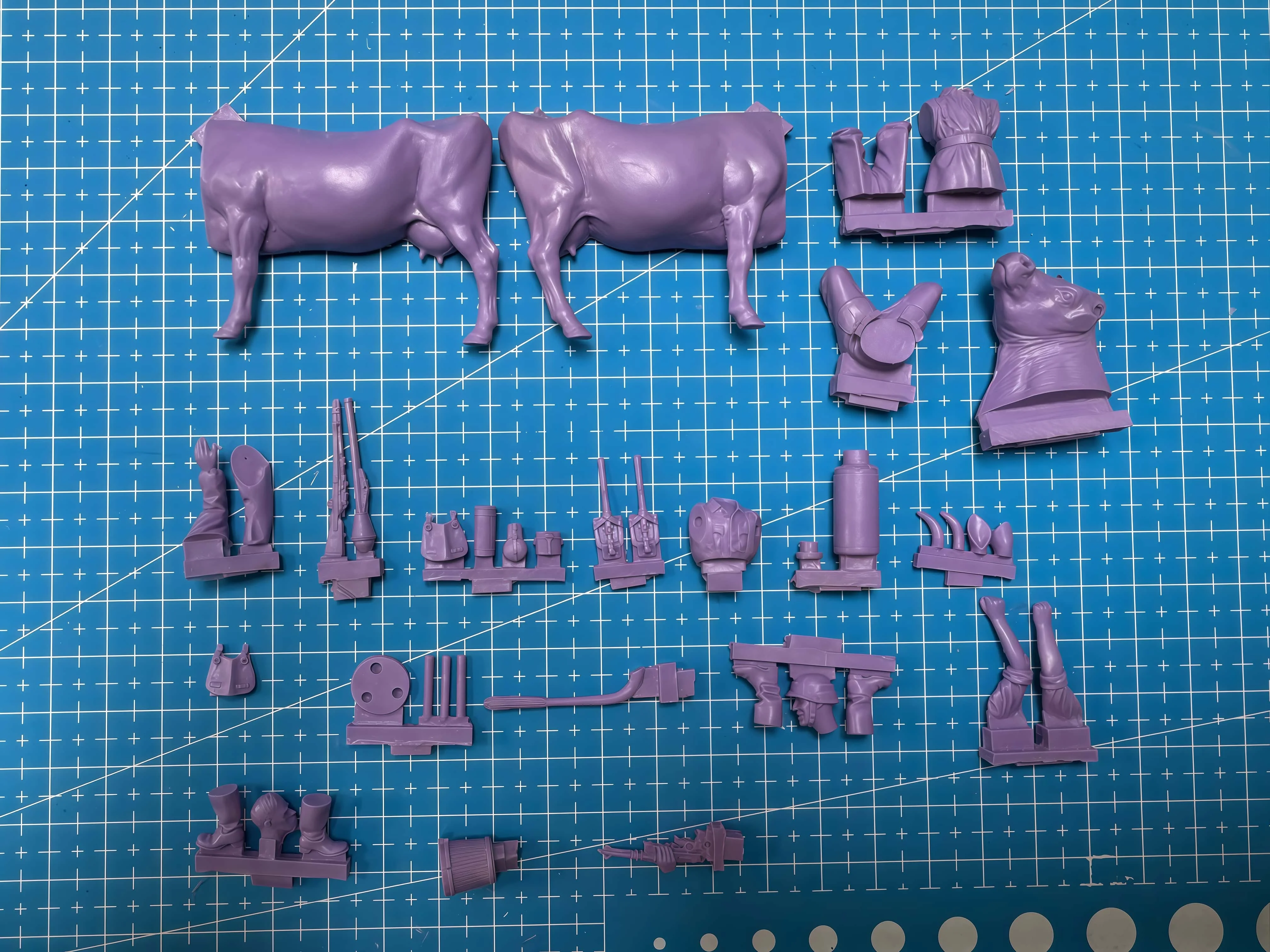 

1: 35 Casting Resin Model Assembly Kit, GK， Farm Soldier, Unpainted Needs To Be Assembled