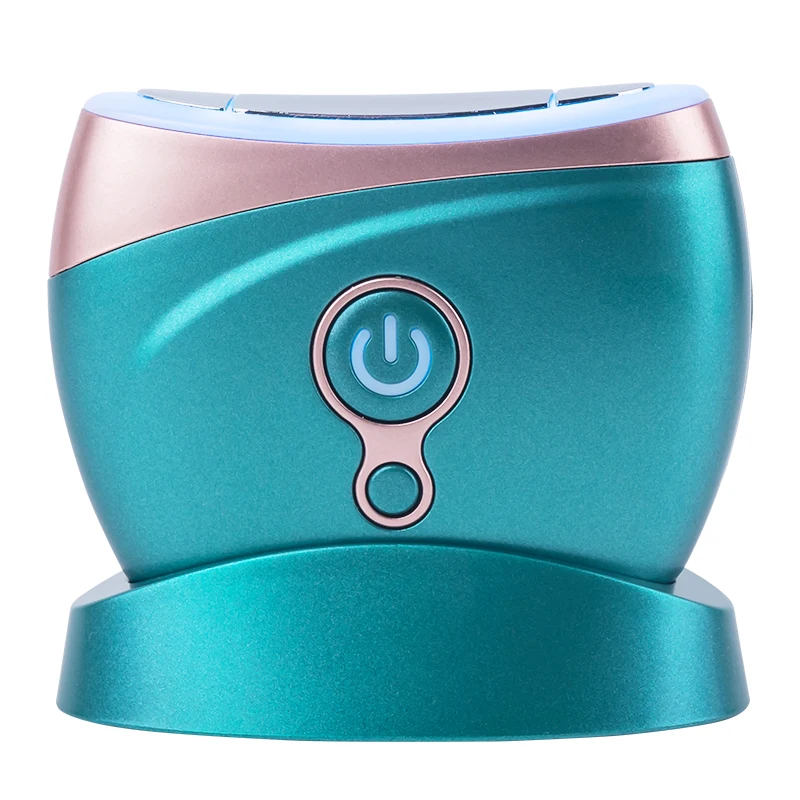 Masajeador eléctrico Gua sha multifuncional para levantamiento de rostro y cuello EMS vibración luz raspado masaje belleza Scrapi belleza