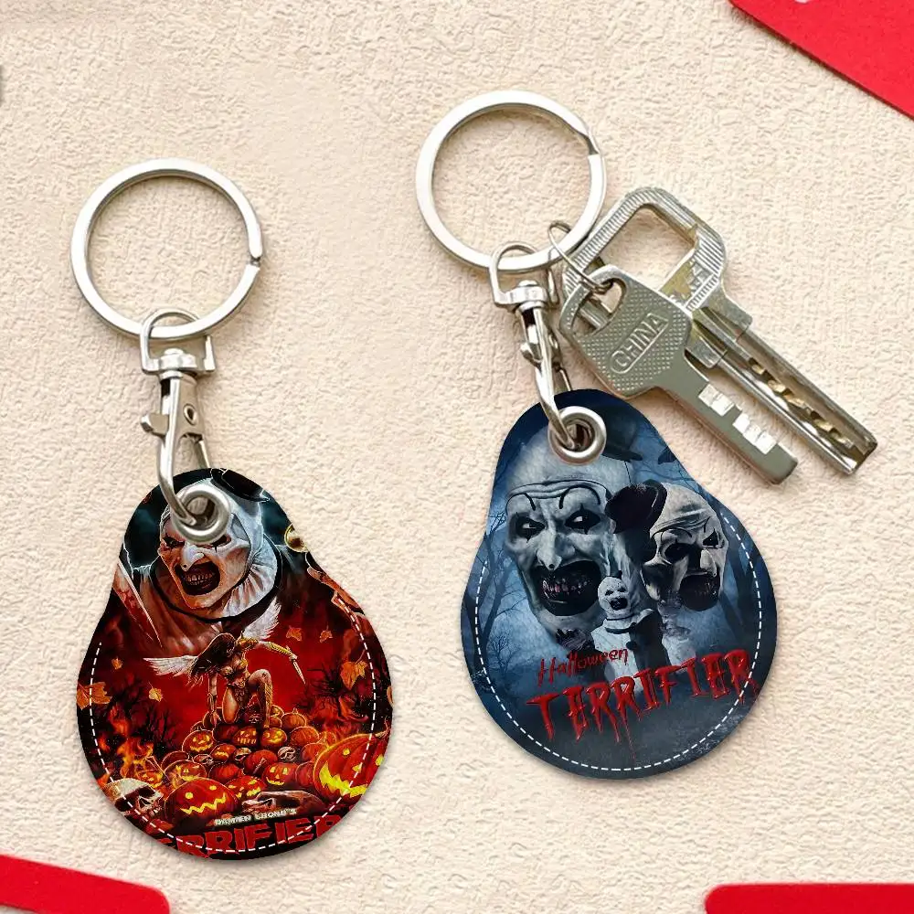 Terrifier 321 Collection Classic Horror Movie Film Access Card Holder Protective Cover Card Case Loss Tracking Device Case