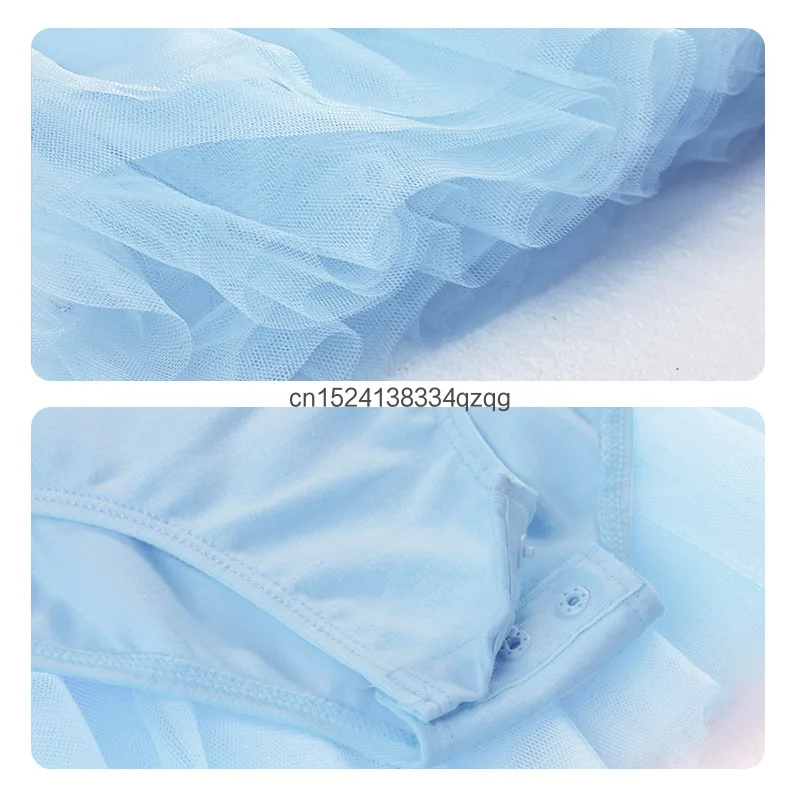 Robe de Ballet pour filles, maillot de bain pour danse, Camisole en maille, justaucorps d'épissure, Tutu de danse, robe de princesse, jupon pour enfants