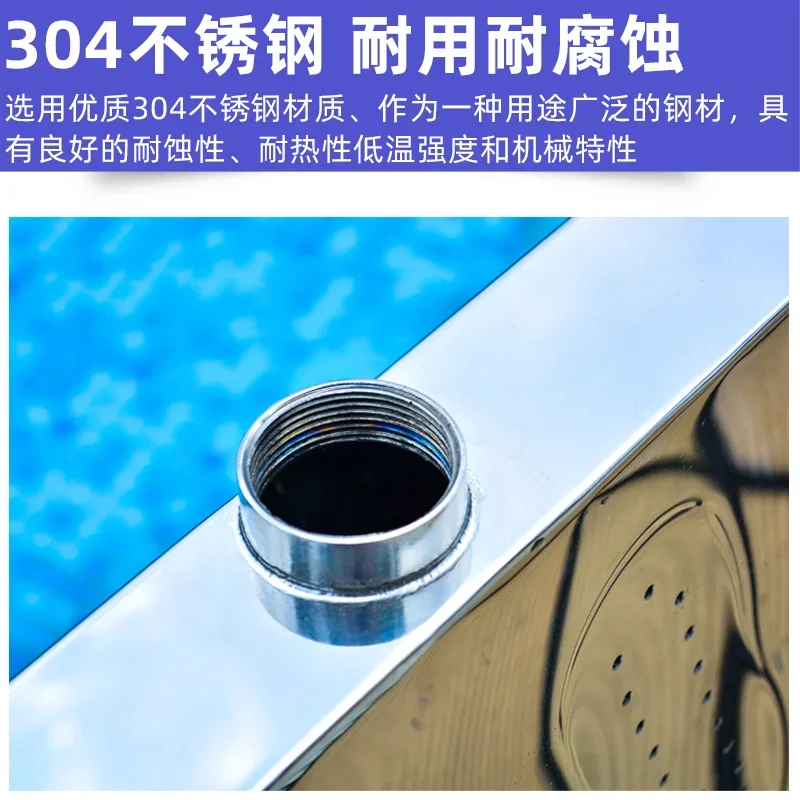 304 aço inoxidável Praça Spa Foot Pad