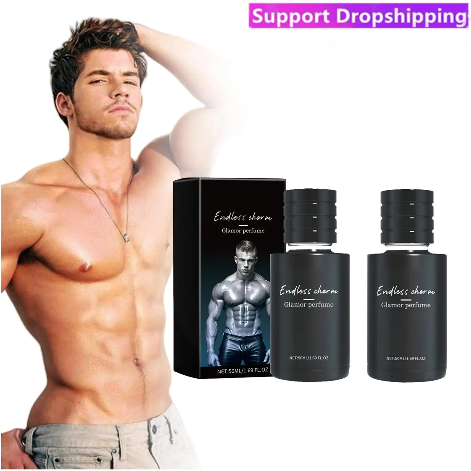 

2Pcs Men Sandalwood Perfume Long Lasting Fragrance More Attract Intimate Partner Flirting Seduction Daily Dating Perfume