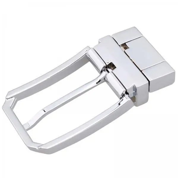 Belt Buckle Alloy Rectangle Pin Buckle Replacement Heavy Duty Metal for DIY Men’s Leather Craft Belt Repair