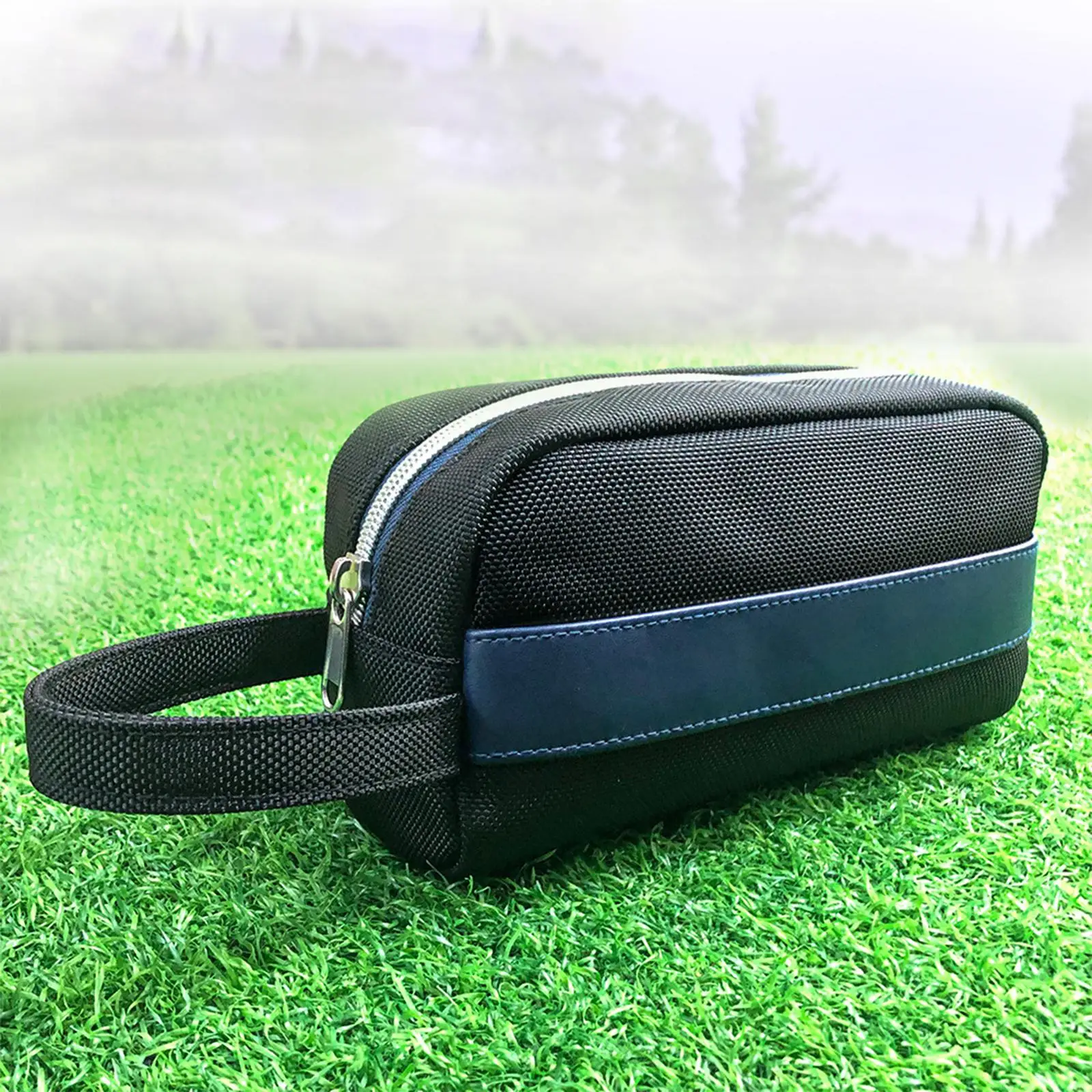 

Golf Ball Bag Golf Accessory Bag Travel Zipper Bag for Men Women with Pocket