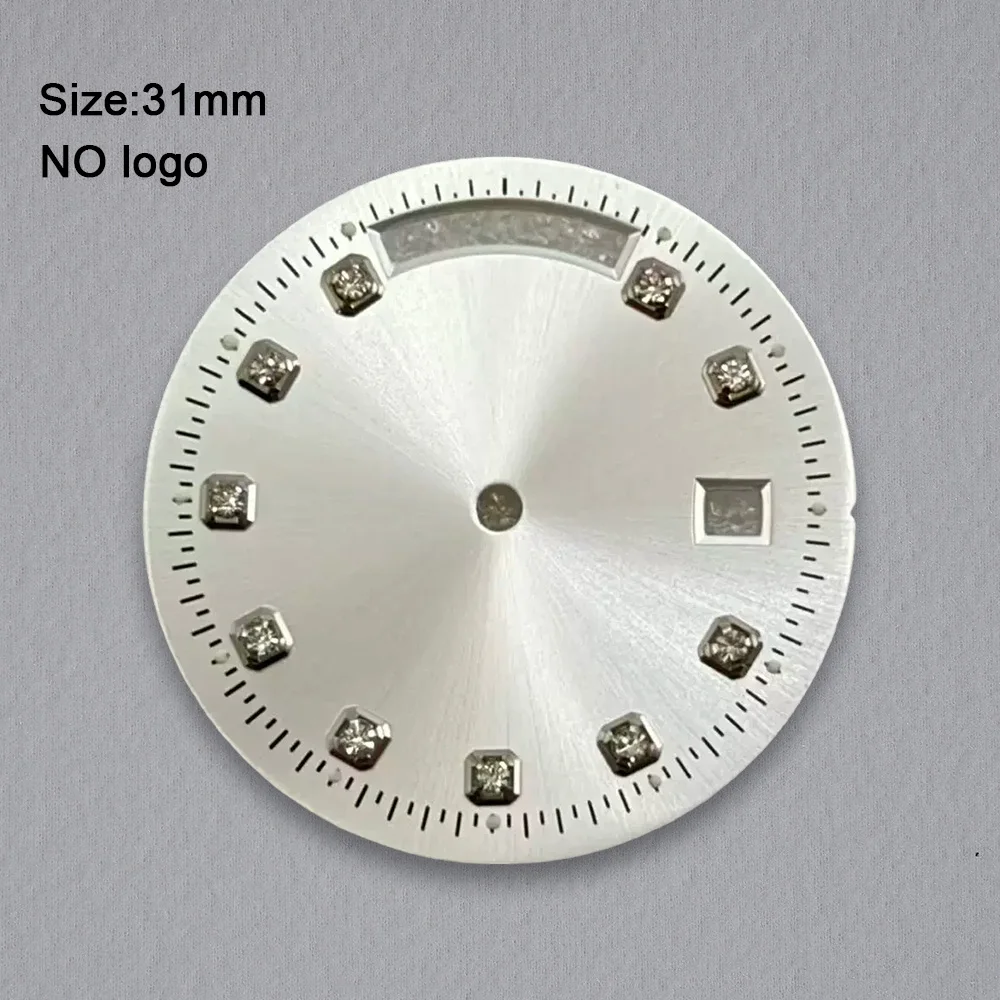 31mm No Logo Blank Dial for 8285 Movement Custom Logo Watch Dials Hands Case  Accessories and Repair Tools