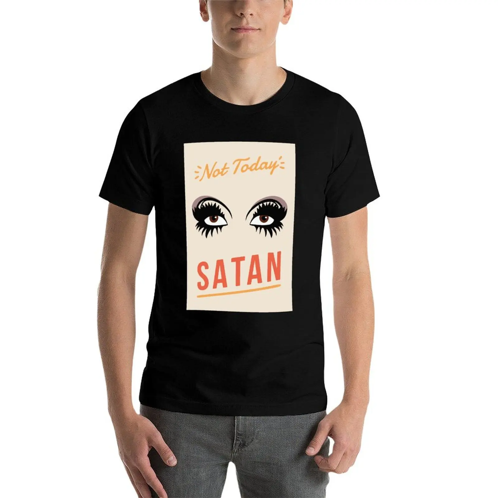 بيانكا ديل ريو 'ليست اليوم الشيطان' روبول سباق السحب تي شيرت رجل تي شيرت فاخر تي شيرت