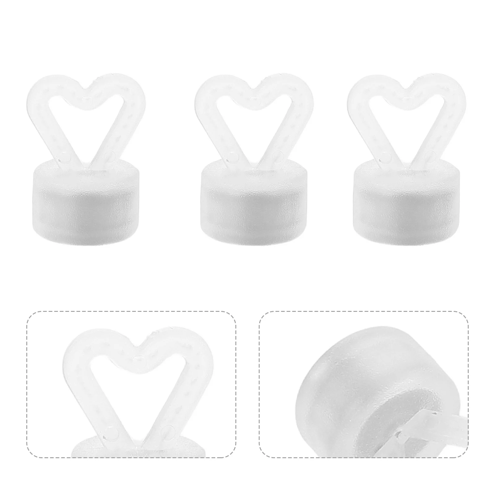 

6Pcs Balloon Pendant Magnetic Weighted Base Wedding Birthday Celebration Helium Balloon Holder Outdoor Reusable