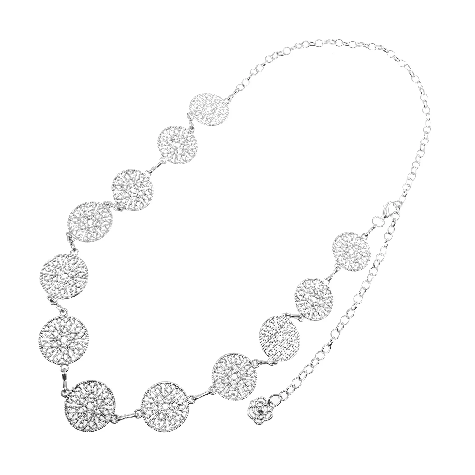 เข็มขัดโลหะสำหรับผู้หญิง เครื่องประดับแฟชั่น สายคาดเอวสำหรับชุดเดรส เสื้อสเวตเตอร์ ชุดตกแต่งเอว