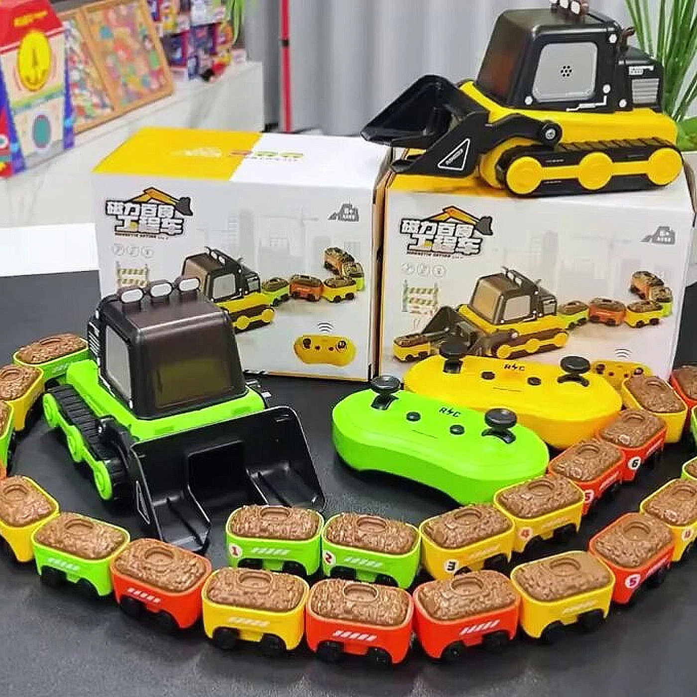 RC Greedy Snake Car Antistress Toys Simulation 2 Players Battle Interactive Game Electric Educational Toy Children Birthday Gift