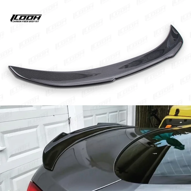 

ICOOH Racing PSM Style Carbon Fiber Fibre Body Kit Rear ROOF Spoiler Wing For 6 Series F13 F06 2011+,100% TESTED WELL