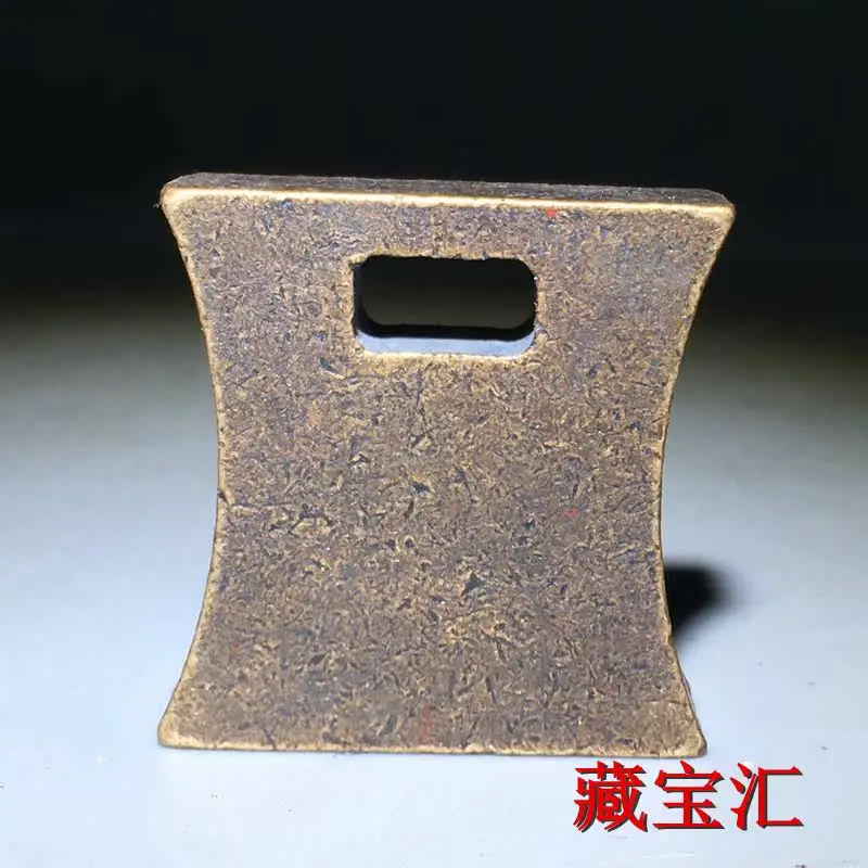 Old Collection Village Collected Vintage Item Cinnabar Command Copper Seal Pendant Rare Nostalgic Antique Collection
