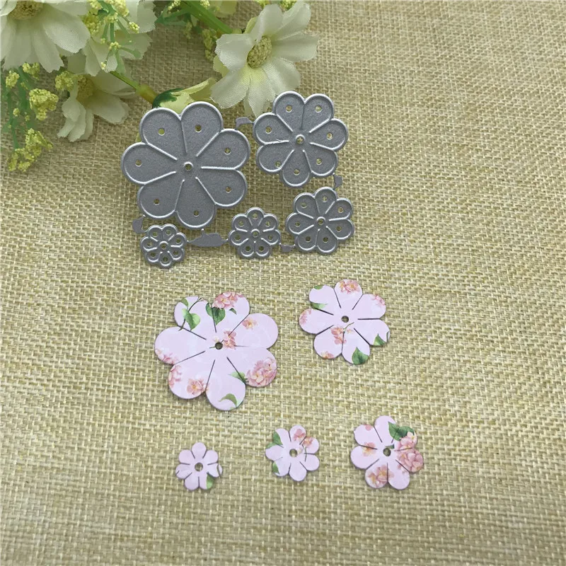 Flower Metal Cutting Die Stencil for DIY Scrapbooking Album Paper Card Decor Craft Embossing Die