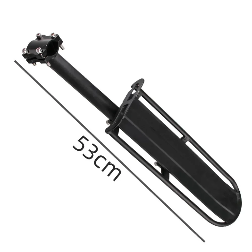 Mountain Bike Rack Bicycle Carrier Aluminum Alloy Construction Lightweight Design Mudguard Feature Cycling Accessories