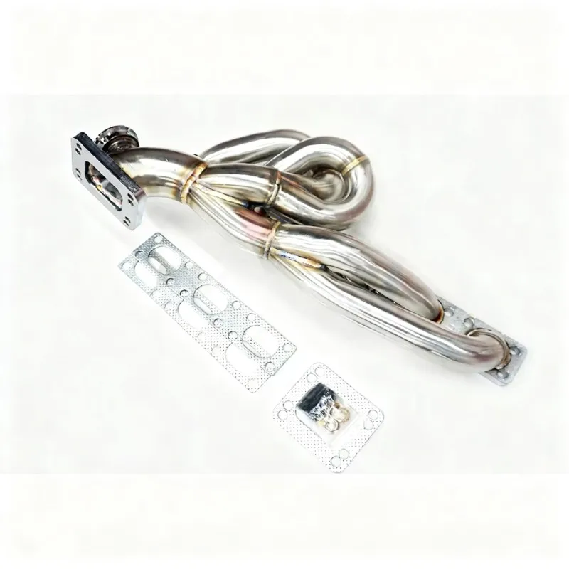 NEW Stainless Steel TIG Welded High Flow Top Mount Turbo Manifold Exhaust Header for BMW E36 E39 M50 M52 S50 S52 T3 T4