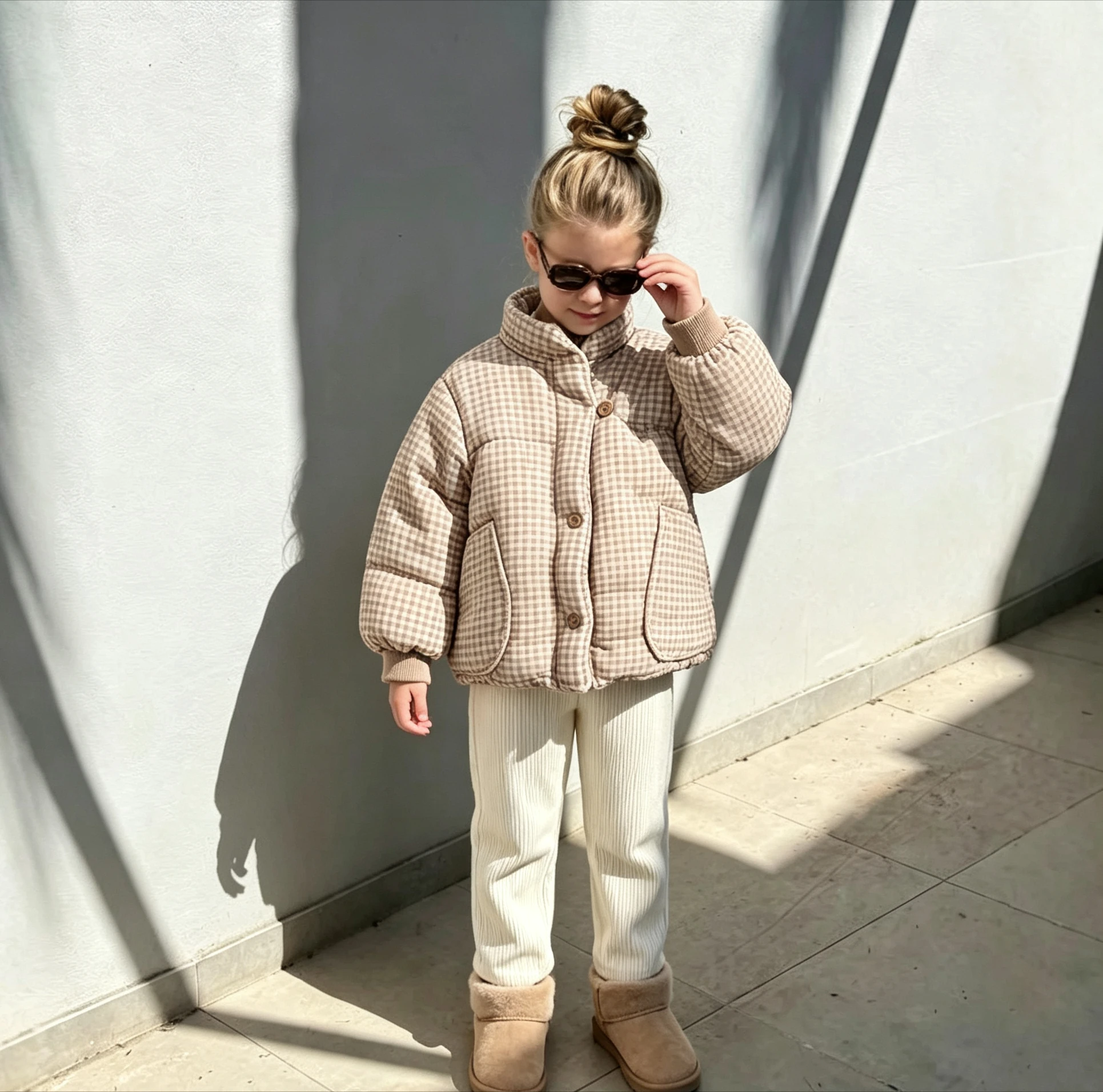 Boys and Girls Cotton Jacket 2026 New Children's Clothing Korean Plush and Thick Cotton Coat Girls' Autumn Winter Jacket