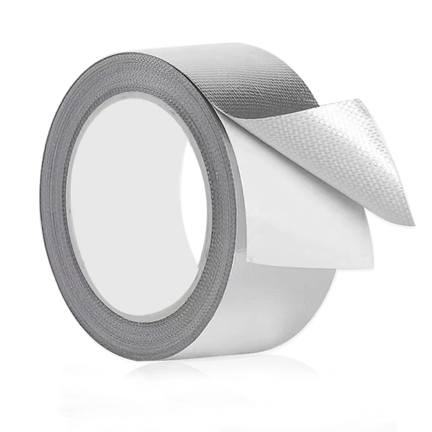 1PC 20M Self-Adhesive Silver Heat Reflective Tape, Fiber-Glass Aluminum Foil Tape, Heat Jacketing Insulation Resistant