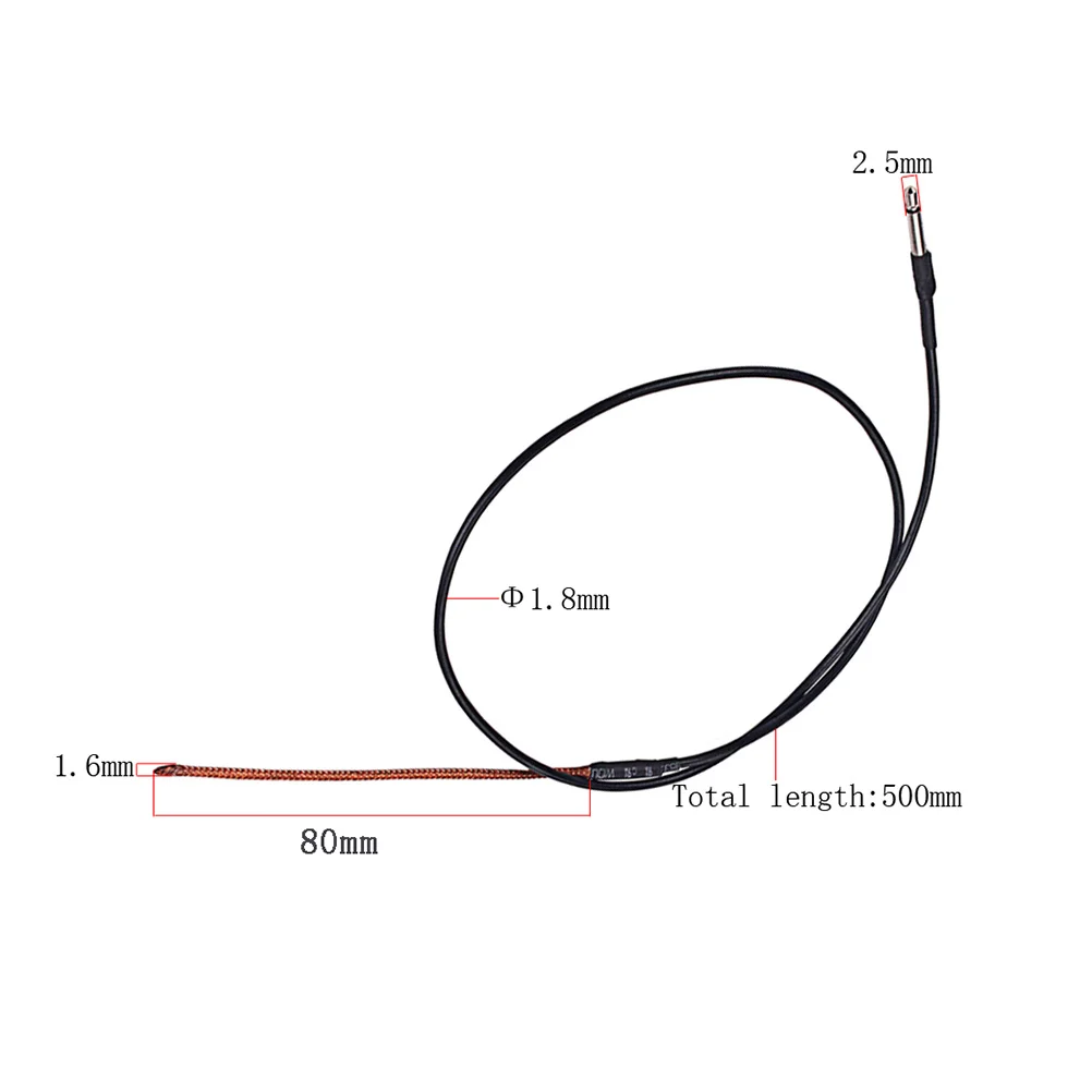 لاقط الغيتار بيزو تحت السرج مرنة 80 مللي متر طول 16 مللي متر قطر لا ضوضاء سق الجسر الصوتي استبدال أجزاء #6