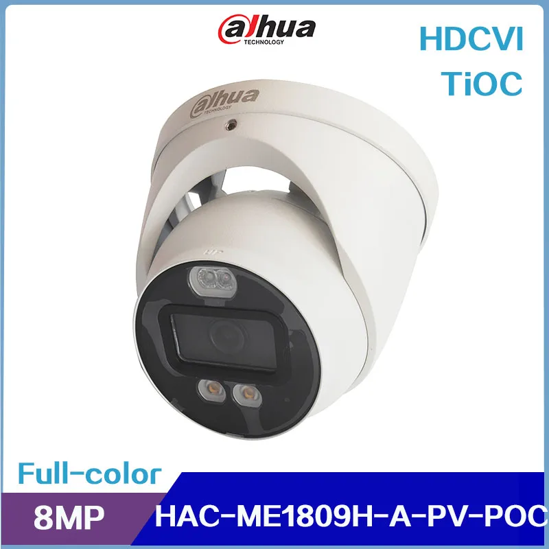 

HAC-ME1809H-A-PV-POC Dahua 4K HDCVI Full-Color Active Deterrence Fixed Eyeball Camera Support Power by POC(only CVI)