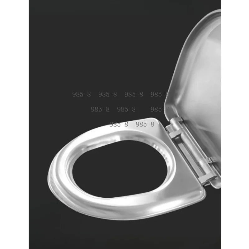 400X350X35mm Standard Bathroom Toilet Seat Cover, Made of 304 Stainless Steel