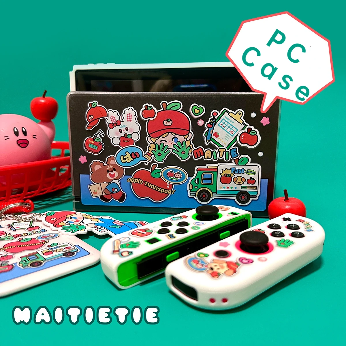 Untuk Nintendo Casing Pengganti Aksesori Casing Pelindung Silikon Lunak Sampul Lembut TPU Kawaii untuk Beralih Aksesori Konsol Game