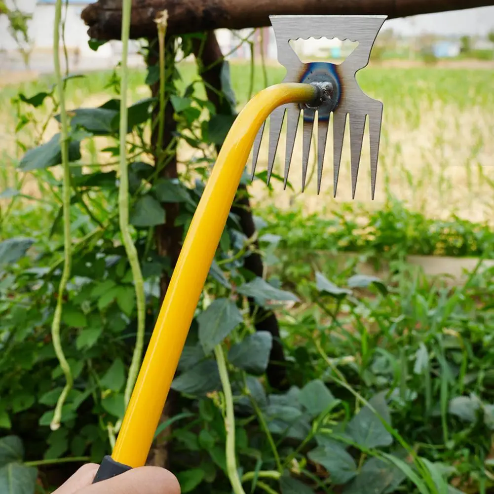 11 ฟัน Weeding Magic TOOL Multi-Function Weeder หญ้า Weeding หม้อยกต้นกล้า Land หว่านเครื่องมือดินสวนอุปกรณ์เรา G4C2
