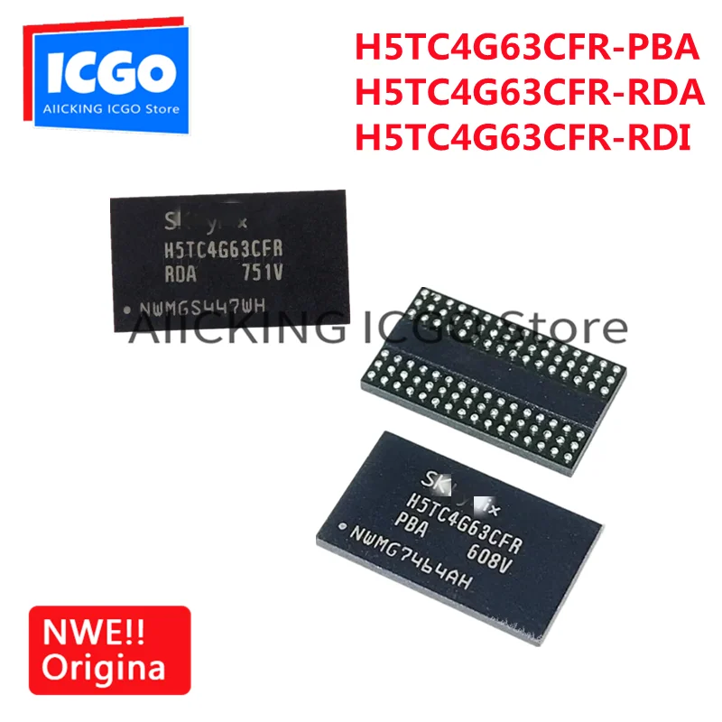 (2 피스) 100% 오리지널 H5TC4G63CFR-PBA SKHYNIX BGA DDR3 NEW