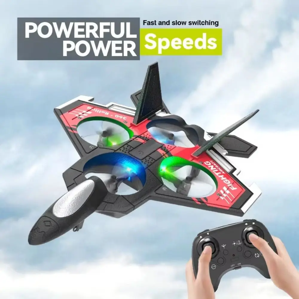 

EPP Foam Remote Control Foam Fighter RC Drones Rechargeable Four Motor Helicopter Toy Gravity Sensing with Light