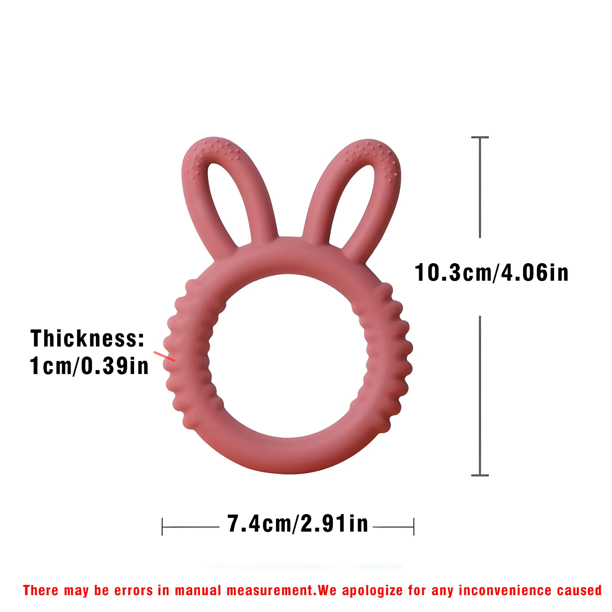 Baby Silicone Teether Bunny Baby Pacifier Bite Happy Children Teething Toys Maternity & Baby Products